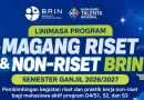 Magang Riset dan Non-Riset Brin Semester Ganjil 2026/2027 Magang Riset dan Non-Riset Brin Semester Ganjil 2026/2027