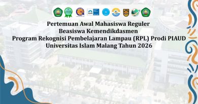 Pertemuan Awal Mahasiswa Reguler  Beasiswa Kemendikdasmen  Program Rekognisi Pembelajaran Lampau (RPL) Prodi PIAUD Universitas Islam Malang Tahun 2026